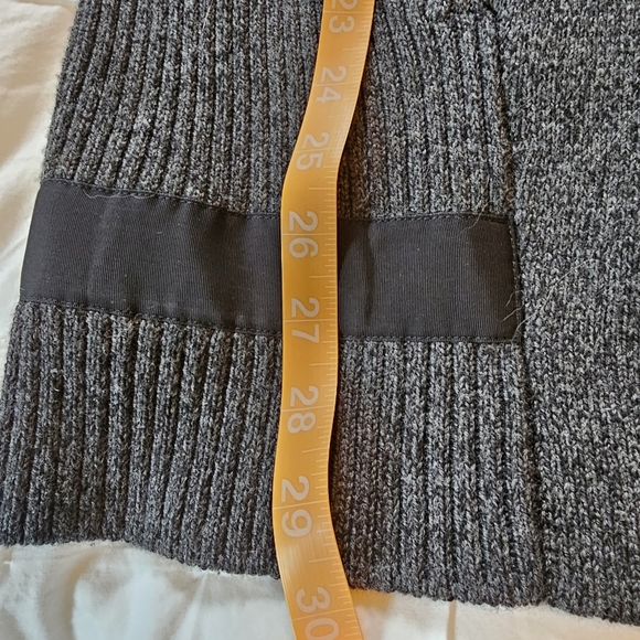 Athleta Sentinel Thermolite charcoal/Heather Grey zip cardigan coat - Picture 9 of 12